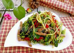 豆苗炒肉