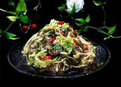 苦菊拌蕨根粉