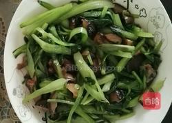 青菜香菇的做法图解3