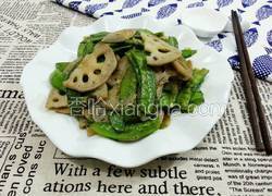 荷兰豆炒藕片