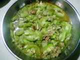 肉末炒丝瓜