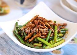 蒜薹炒肉丝