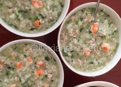 虾仁瘦肉青菜粥