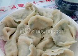 韭菜鸡蛋粉条饺子