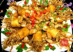 酱油肉金针卷的做法图解1