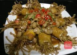 酱油肉金针卷的做法图解19