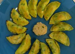 三文鱼蛋皮煎饺