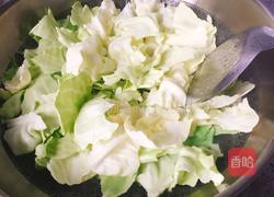 炒包菜的做法图解4