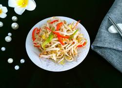 家常炒豆芽