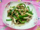 青椒茭白肉丝