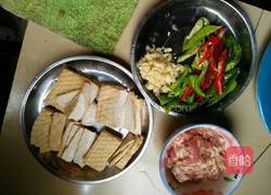 香干炒肉的做法图解2