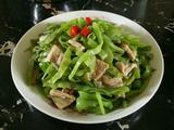 扁豆炒肉片
