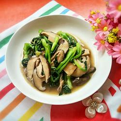 香菇扒青菜的做法[图]