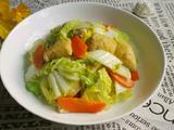 油豆腐炒白菜