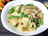 肉片尖椒豆皮