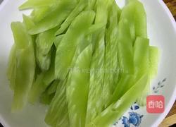 莴笋炒肉的做法图解2