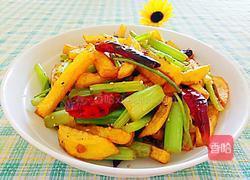 香辣土豆烧芹菜的做法图解10