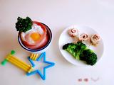 培根鸡蛋杯西兰花的做法[图]