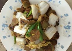 大白菜炒豆饼