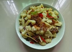 风吹腌肉炒花菜