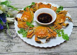 紫苏蒸毛蟹