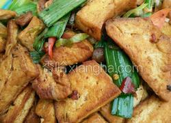 蒜苗爆豆腐