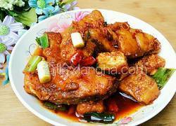 豆豉酱烧鲢鱼块