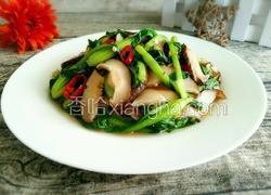 小青菜炒香菇