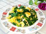 鸡蛋炒菠菜