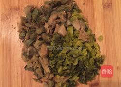 纯手工腌菜面块儿的做法图解1
