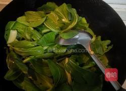 香菇炒油菜（快熟版）的做法图解7