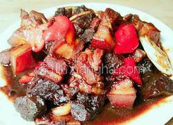 无油红烧肉烧紫薯