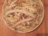 白菜梆子炒肉丝