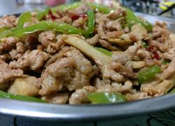 豆干青椒炒肉丝