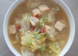 白菜豆腐汤