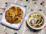 豆瓣酱炒年糕