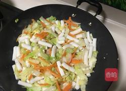 豆瓣酱炒年糕的做法图解6