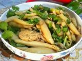 鸡肉炖白玉菇