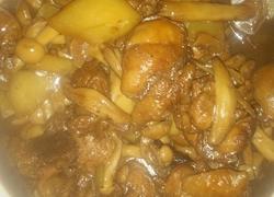 红烧海鲜菇鸡腿肉