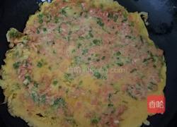 火腿鸡蛋饼的做法图解4