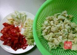 番茄菜花的做法图解1