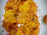 金黄芝麻南瓜饼