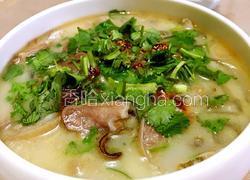 羊头肉片粉汤