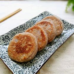 奶香紫薯馅红豆渣饼的做法[图]
