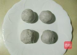 奶香紫薯馅红豆渣饼的做法图解8