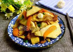 豆腐干胡萝卜烧肉