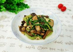 上海青炒香菇