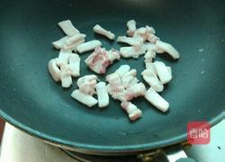 茭白炒肉的做法图解3