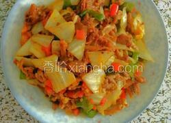 白菜炒肉