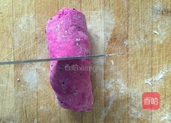 火龙果玫瑰花卷的做法图解5